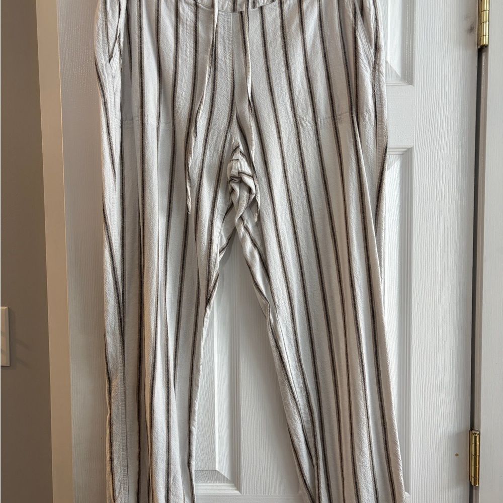 Striped Linen Women’s Pants